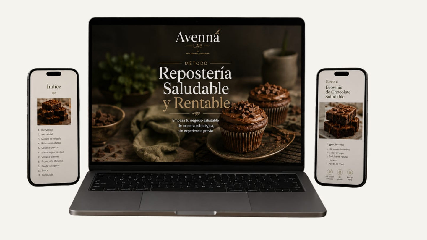 MÉTODO REPOSTERIA SALUDANLE Y RENTABLE | Masterclass en videos, +10 Herramientas de REGALO💚
